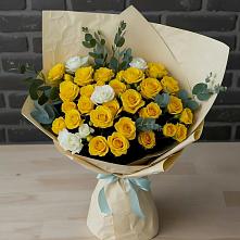 Букет цветов из:  Розы #REPLACE_PRED# Троицко-Печорске