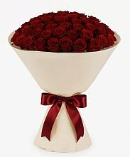 Букет 101 Бордовая роза Блэк Бакарра в Троицко-Печорске