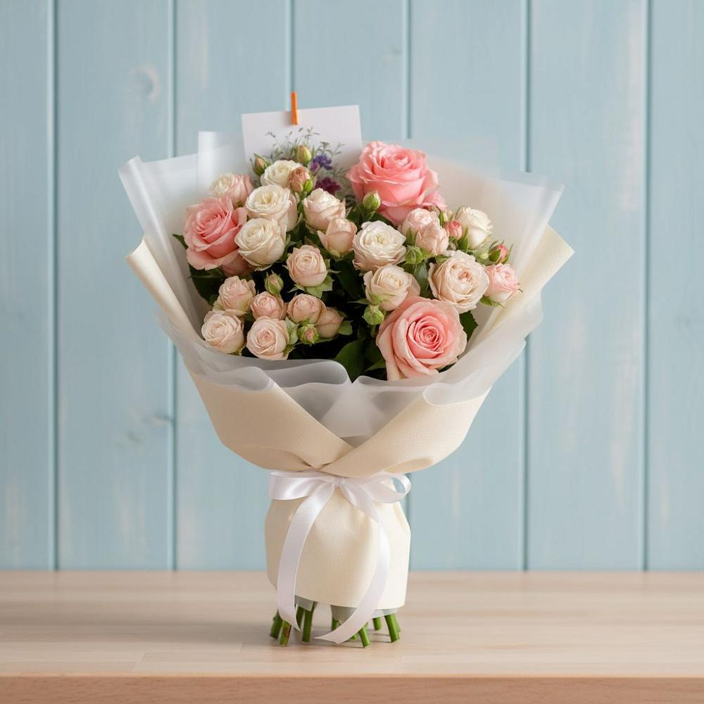 Букет цветов из: Розы в Троицко-Печорске