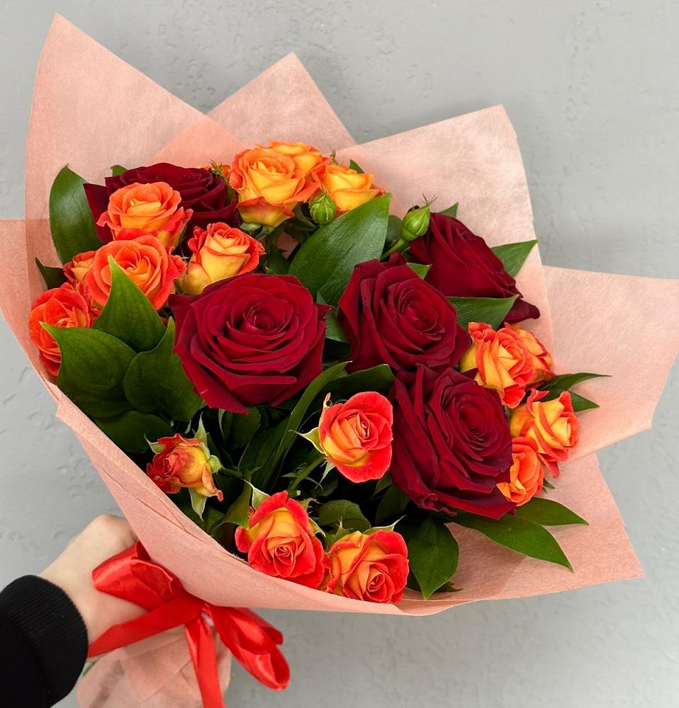 Букет Любовь и восторг в Троицко-Печорске