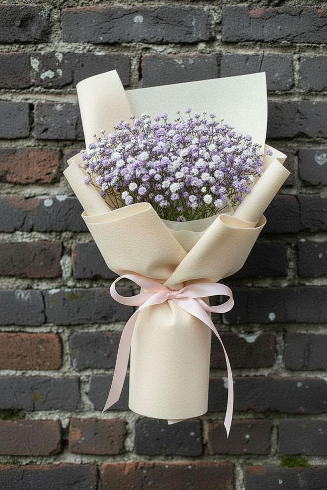 Букет цветов из: Гипсофила в Троицко-Печорске