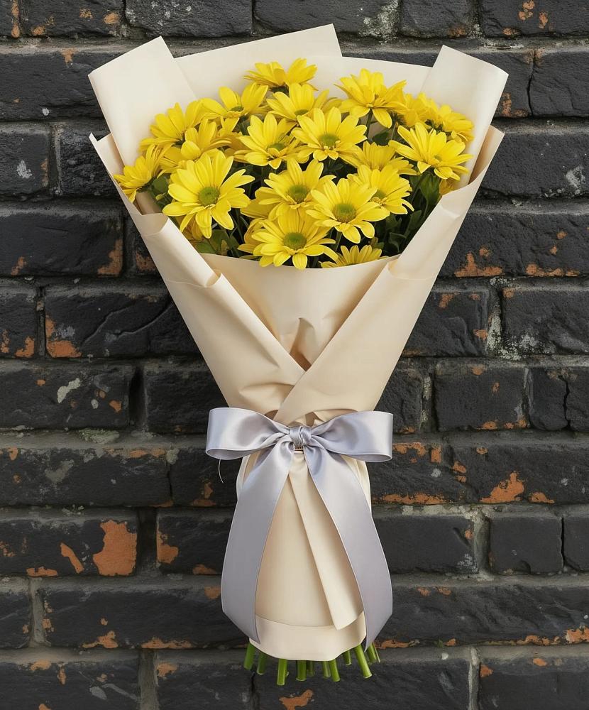Букет цветов из: Хризантемы в Троицко-Печорске