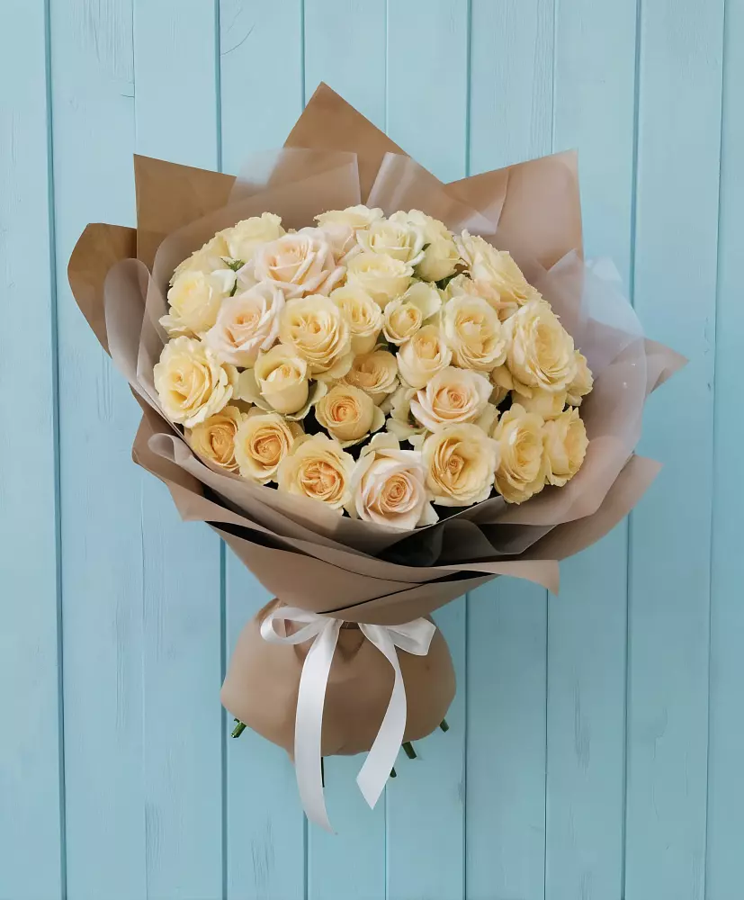 Букет Кремовое облако в Троицко-Печорске