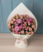 Букет цветов из:  Розы в Троицко-Печорске